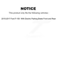 thumbnail image 2 of CMX Front Rear Disc Brake Rotors Kit for Car 2015-2017 Ford F-150 with Electric Parking K8-101130, 2 of 8