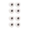 thumbnail image 2 of Decodeary Inline Skate Wheel PU Wear-Resistant 58mm Wheels Replacement 82A White 58x58x32mm 2Set, 2 of 6