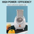 thumbnail image 2 of LEEYNEER Kitchen Drum Electric Multi-function Vegetable Potato Shredder  Rotary Cheese Grater Shredder  Round Food Slicer Vegetable Shooter Potato Hashbrown Grinder for Nut  Carrot  Radis, 2 of 7