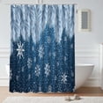 thumbnail image 1 of Christmas Shower Curtain Water Proof 35.4x70.8in, 1 of 6