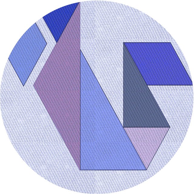 Ahgly Company Tapis Rond Lavable en Machine Intérieur Transitionnel Bleu Céleste, 4 Pieds Rond