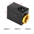 thumbnail image 1 of Pneumatic Quick Exhaust Valve Aluminum Alloy, High Efficiency, Low Noise For Air Cylinder System, 1 of 8