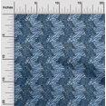 thumbnail image 2 of oneOone Cotton Poplin Medium Blue Fabric Abstract Craft Projects Decor Fabric Printed By The Yard 42 Inch Wide, 2 of 4