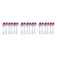 thumbnail image 3 of Wweixi 6pieces Lightweight And Portable Stainless Steel Set For Easy Dining On Go Stainless Steel Spoons Easy To Clean colours 3Set, 3 of 6