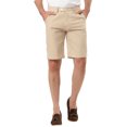 thumbnail image 1 of INSPIRE CHIC Men's Shorts Allover Striped Belt Loop Zipper Button Closure Pockets Casual Shorts 30 Beige, 1 of 8