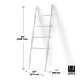 thumbnail image 2 of Umbra Leana Ladder White, 2 of 3