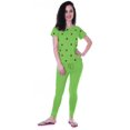 thumbnail image 2 of Moomaya Nightwear Set Watermelon Embroidery Slimfit Pyjamas Sleepwear 2 Pcs Set, 2 of 6