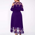 thumbnail image 4 of LSLJS Robe Grande Taille pour Femmes Aguichant à Volants Sans Bretelles à Empiècements en Dentelle à Manches Courtes, Robe Grande Taille, 4 of 7