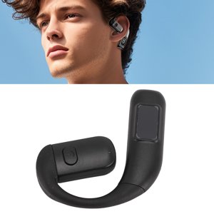 Open Ear Wireless Headphones, Single Ear  5.5 Headset with 180 Rotating Microphone and Speaker, 30Hrs Playback,  V5.5 Headphones Earbud