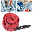 thumbnail image 4 of Hoisting Lift Sling, Red Excellent Multiple Layers Knitting Polyester High Strength Rigging Lifting Strap 11023LB Bearing  for Port, 4 of 7