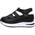 thumbnail image 2 of Bootara Women'S Plus Size Hollow-Out Casual Sandals, Closed Toe Platform Sandals Height-Boosting Thick Sole, 2 of 6