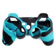 thumbnail image 1 of MasteelfCA Étui de Protection en Silicone Durable pour Manette PlayStation PS2 PS3 Bleu Noir, 1 of 1