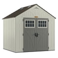 thumbnail image 1 of Suncast Tremont 8' x 7' Storage Shed – Resin – Outdoor Use – 378 cu. ft., 1 of 8