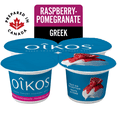 thumbnail image 2 of Oikos Greek Yogurt, Rasberry-Pomegranate, Fruit on the Botton, 2% M.F, 4x100g, 2 of 7