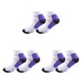 thumbnail image 3 of kurtrusly 1/2/3/5 2 Pcs/ensemble Bas de Compression pour Femmes Performance et Réduire la Fatigue Soulager Violet P/M 3 Pcs, 3 of 6