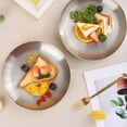 thumbnail image 3 of Stainless Steel Plate 20 cm x 3.7 cm with Heat-Insulated Double-Layer Design for Hot and Cold Food Serving, 3 of 6