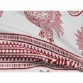 thumbnail image 5 of oneOone Rayon Maroon Fabric Block Craft Projects Decor Fabric Printed By The Yard 56 Inch Wide-34, 5 of 5