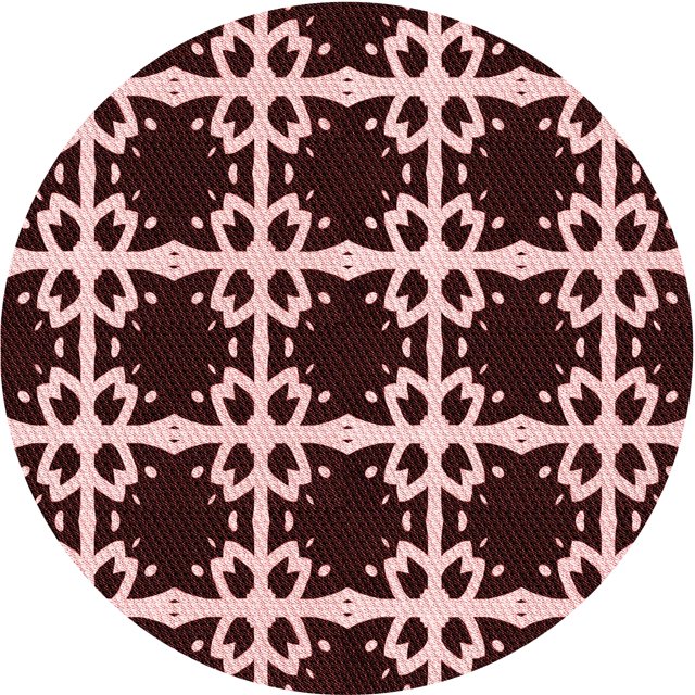Ahgly Company Tapis d'Intérieur Lavables en Machine, Ronds, Brun Chocolat, Ronds de 8'