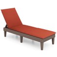 thumbnail image 1 of Costway Patio Lounge Chair Recliner Chair with 3-Position Adjustable Backrest & Cushion Orange, 1 of 8