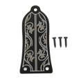 thumbnail image 1 of Plaque de Couverture de Tige de Tronc, Couverture de Tige de Treillis de Guitare Usure Taille Standard Résistante 3 Trous Facile à Installer avec des Vis pour Instrument de Musique, 1 of 8