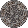 thumbnail image 2 of Art Carpet 841864104967 4 x 6 ft. Kensington Collection Jacobean Border Woven Area Rug, Gray, 2 of 3