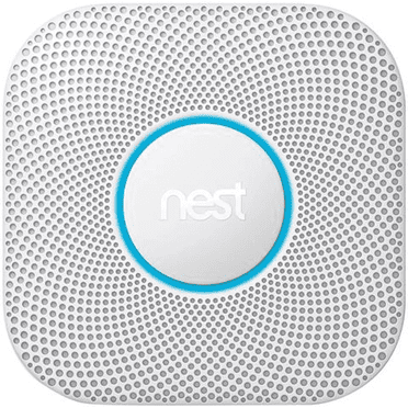 Google Nest Protect 2nd Generation Smart Smoke/Carbon Monoxide Wired Alarm - White