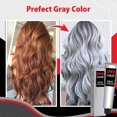 thumbnail image 3 of Silver Gray Natural Hair Dye Cream,Silver Gray Hair Dye, Unisex Fashion Dye, Natural DIY Hairstyle Hair Color Girl Boy Gifts for Birthday, Party, 100ml, 3 of 6