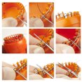 thumbnail image 2 of Wire Crochet Loom Orange Ergonomic Design Auto Release Safe Durable Wire Crochet Knitter for Hat Scarf Socks,Knitting Versatile Little Loom Set for Children Beginners, 2 of 9