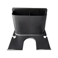 thumbnail image 1 of Binwennn Hair Dryer Storage Rack Punch Bathroom Hair Dryer Storage Bracket Bathroom Wall Mounted Hair Dryer Storage Rack Storage Rack (Two Grids) Counter Mat Clothes Hanger Stand Modern Dish Drying, 1 of 4