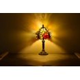 thumbnail image 3 of Tiffany Style Desk Lamp Table Lamp Bedroom Stained-Glass Bronze 14.5'' Height, 3 of 4
