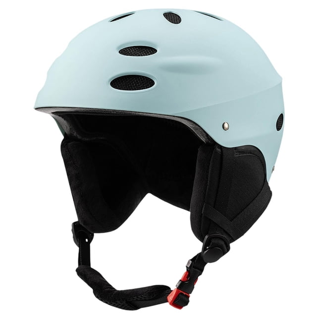 Almencla Casque de Ski Résistance aux Impacts Couvre-Chef pour Planche à Roulettes Escalade Planche à Neige Bleu Clair