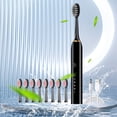 thumbnail image 1 of Chmadoxn Home Appliances Electrical Toothbrush For Adults Rechargeable Soft Bristles Automatic Sound Rechargeable Smart Teeth Cleaning Tool For Couples P lastic electric t oothbrush, 1 of 6