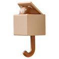 thumbnail image 1 of 1 Pcs Creative Cat  Wall Hook Key Holder Adhesive Coat Hook，Hat Key Hooks Decorative for Wall, 1 of 10