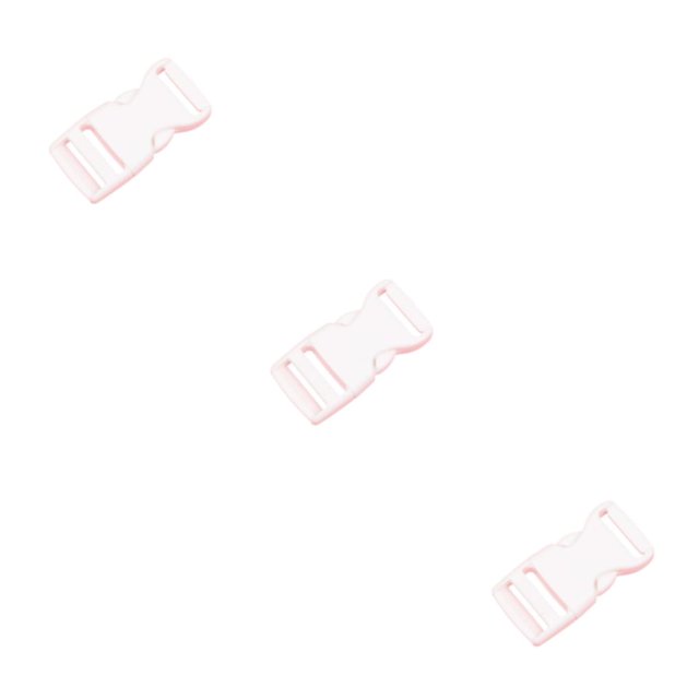 relayinert 10pcs/set Easy To Buckle Strap With Multi-Color Clasp Belt Buckles High Compatibility ABS Release Buckle Hook Buckle white 3Set