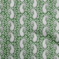 thumbnail image 1 of oneOone Silk Tabby Green Fabric Block Craft Projects Decor Fabric Printed By The Yard 42 Inch Wide-8M, 1 of 5