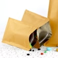 thumbnail image 2 of Minkissy 100pcs Kraft Paper Packaging Bags Self Sealing Food Bag Khaki for Home Use, 2 of 4