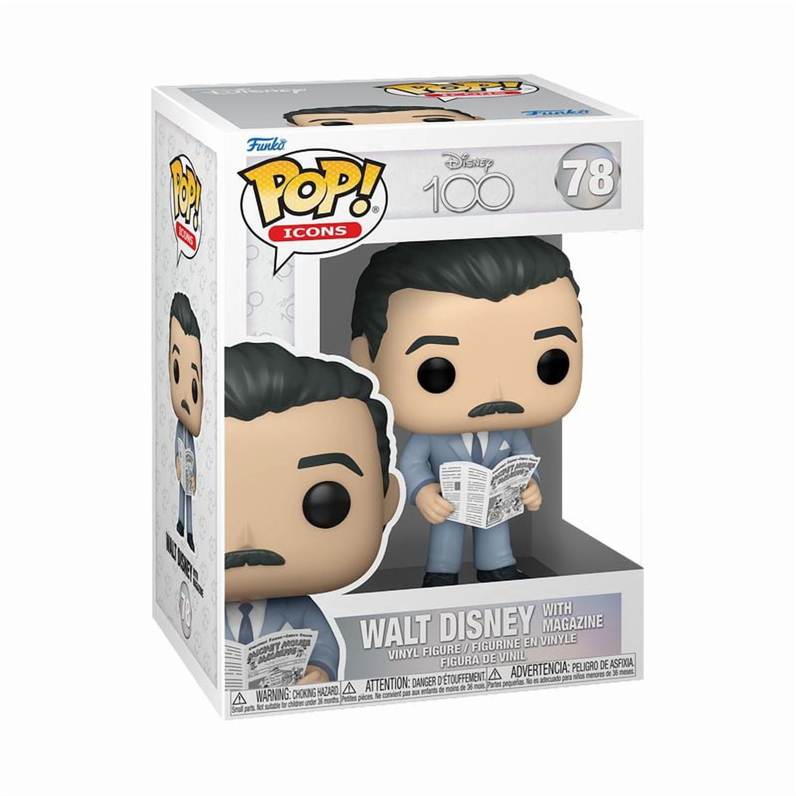 Funko POP Icons: D100- Walt w/Magazine Vinyl Figure