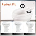 thumbnail image 3 of LAICAIW RV Toilet Seal Kit Perfect Replacing 385311658 RV Toilet Flush Seal for RV 300/310/320 RV Toilet Parts Solve The Leakage Problem, 2 Sets, 3 of 7