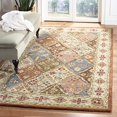 thumbnail image 2 of Safavieh Heritage Collection HG316A Handmade Traditional Oriental Beige Wool Area Rug (3' x 5'), 2 of 4