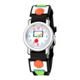 thumbnail image 3 of Montre-bracelet Ajustable Multicolore à Motif de Basketball, Mignonne, pour Garçons, Sport, Filles, Cadeau, 3 of 8