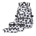 thumbnail image 2 of Donut Printed School Backpack For Girls Backpack With Lunch Box Lightweight Water Kids Bookbags Set, 2 of 9