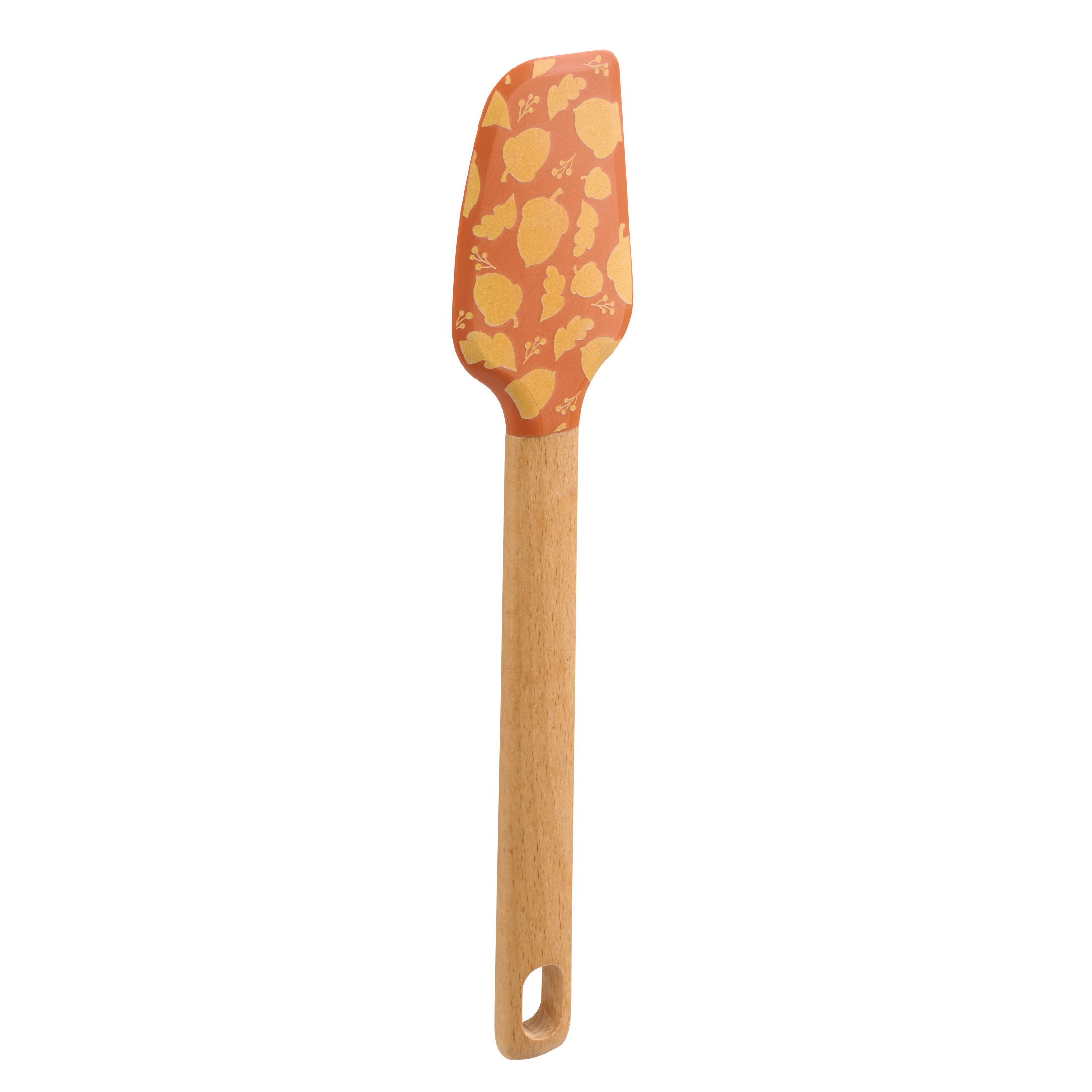 Tout-pour-célébrer spatule silicone 12", noisettes orange