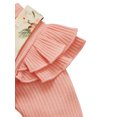 thumbnail image 4 of Kmbangi Baby Girl Outfit Floral Splicing Suspenders Skirt Romper + Hairband, 4 of 7