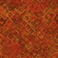 thumbnail image 1 of Ahgly Company Tapis d'Intérieur Lavable à la Machine, Carré, Transitionnel, Orange Rouge Orange, Tapis de Zone, 5 Pieds Carré, 1 of 7