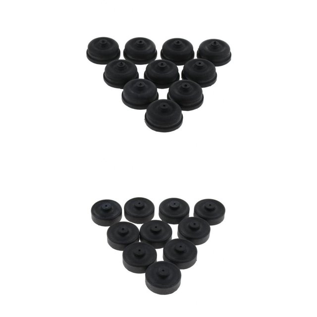 GROWTH TANK 20 Pcs Accessoires de Pompe à Air pour Étang, Pièces de Rechange pour Pompe O2, Noir