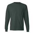 thumbnail image 1 of Hanes 5186 T-Shirt à Manches Longues pour Adulte Taille Moyenne, Gris Fumée, 1 of 1