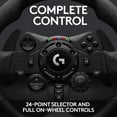 thumbnail image 4 of Logitech G923 Volant de Course et Pédales pour PS 5, PS4 et PC avec Retour de Force TRUEFORCE jusqu'à 1000 Hz, Pédale Réactive, Contrôle de Lancement à Double Embrayage avec Kit de Nettoyage 6Ave, 4 of 8