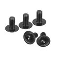 thumbnail image 1 of Unique Bargains Flanged Button Head Socket Cap Screws, 100 Pack M5x10mm 304 Stainless Steel Bolts, 1 of 5
