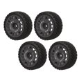 thumbnail image 1 of Ensemble de Pneus RC, 4 Pcs Pneus RC sur Route Haute Performance Roues en Caoutchouc RC Résistance à l'Usure Forte Amorti Pneus RC pour Voitures RC 1/10, 1 of 8