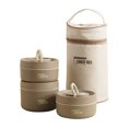 thumbnail image 1 of CHOK Portable Insulated Lunch Container Set Stackable Stainless Steel Food Container with Thermal Bag Leakproof for School Work Picnic Travel Warm Food Storage Box, 1 of 9